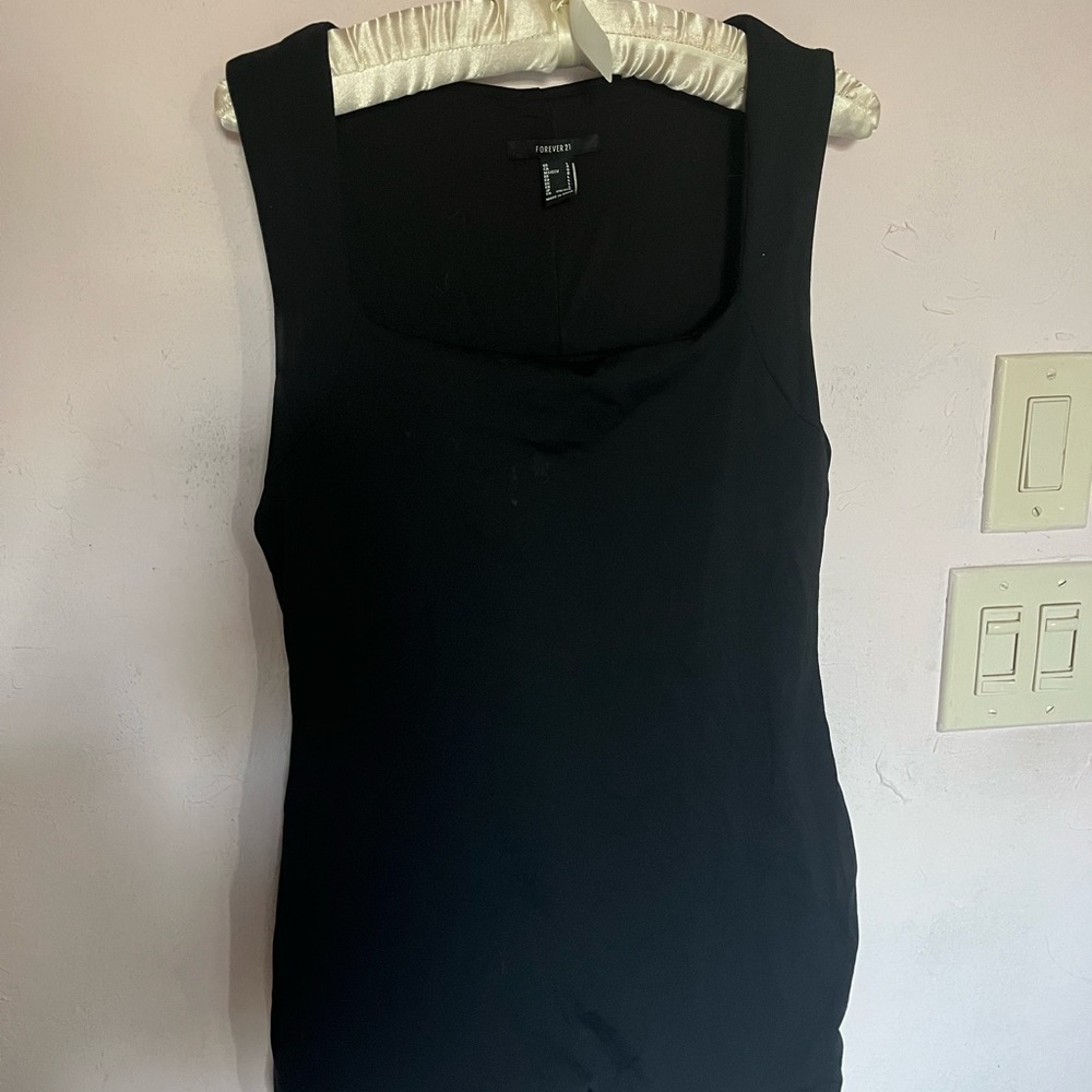 Black Sleeveless bodysuit